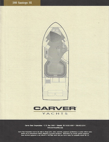 Carver 380 Santego SE Specification Brochure