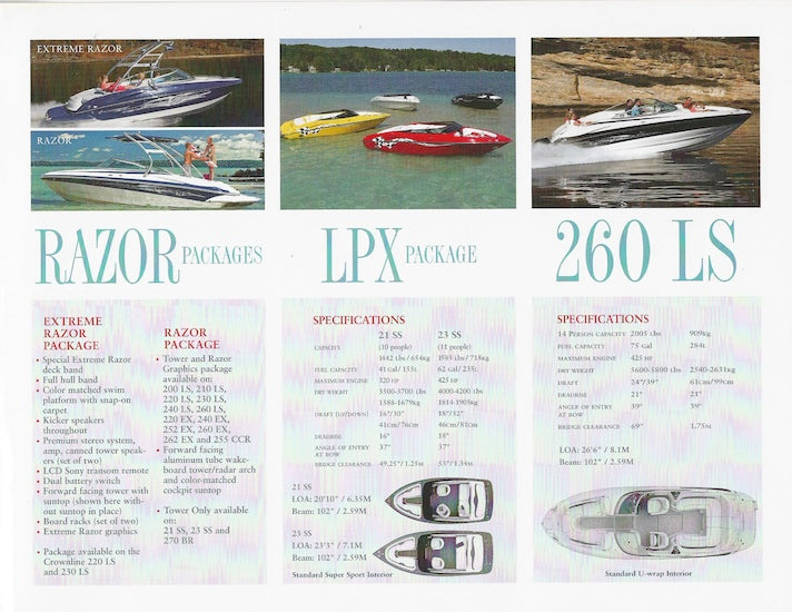 Crownline 2008 Abbreviated Brochure