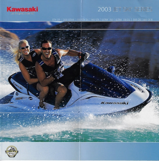 Kawasaki 2003 Jet Ski Press Kit Folder Brochure