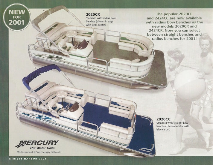 Misty Harbor 2001 Pontoon Brochure