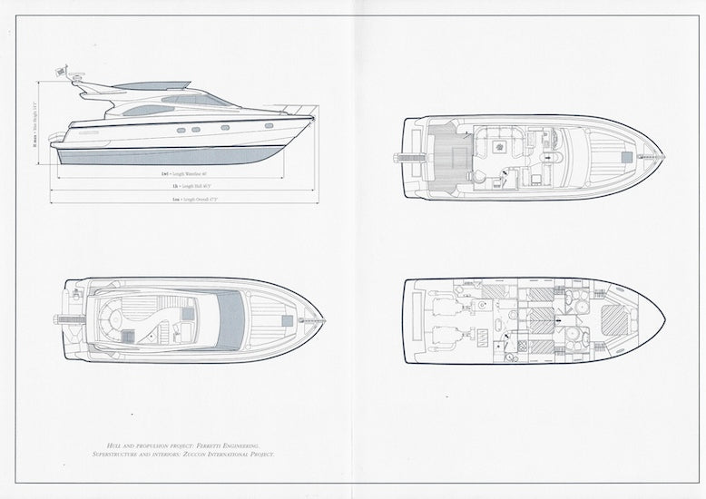 Ferretti 46 Specification Brochure