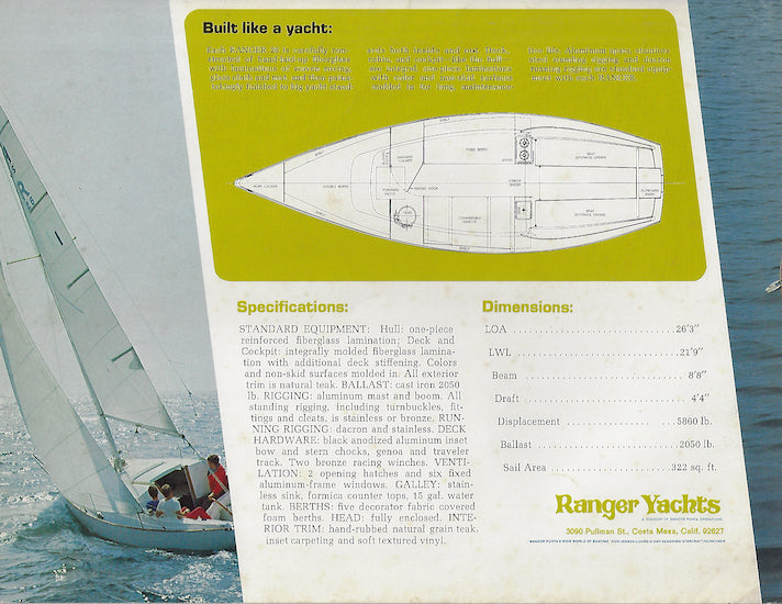 Ranger 26 Brochure
