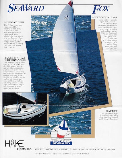 Seaward Fox Brochure