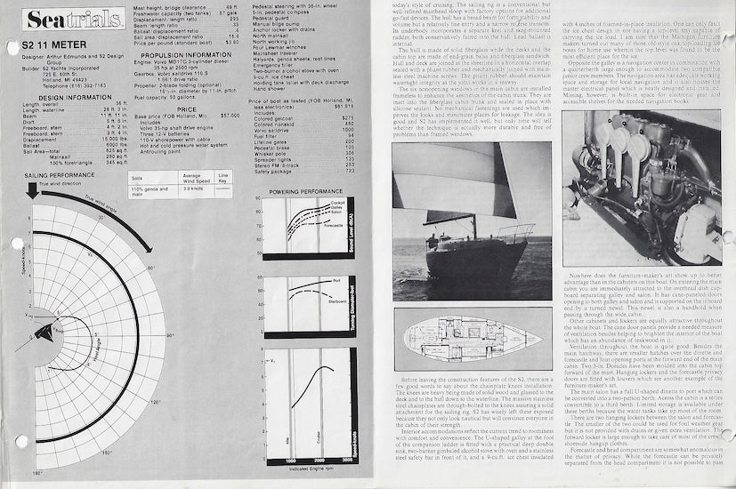 S2 11.0A Meter Sea Magazine Brochure
