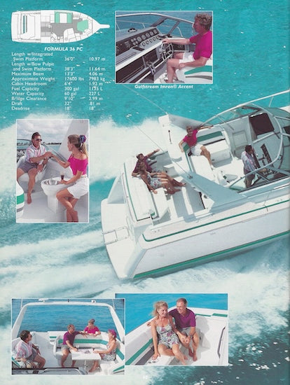 Formula 1995 Performance & Cruiser Brochure