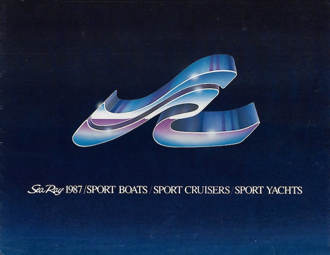 Sea Ray 1987 Poster Brochure