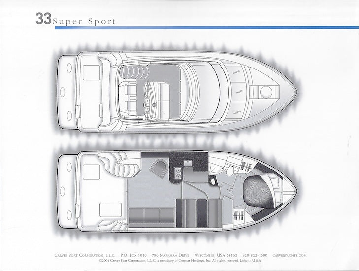 Carver 33 Super Sport Preliminary Brochure