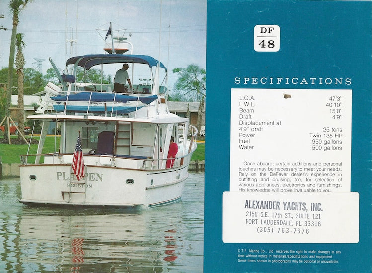 DeFever 48 Brochure