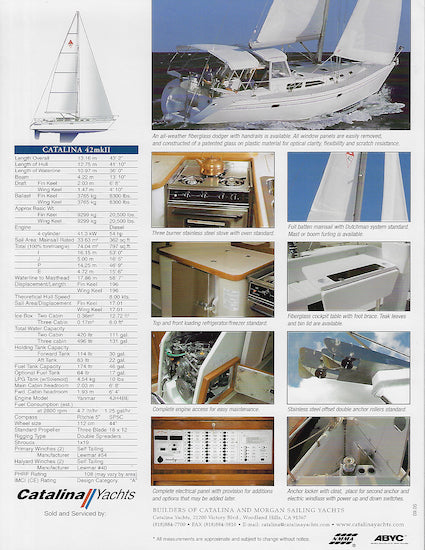 Catalina 42 Mark II Brochure