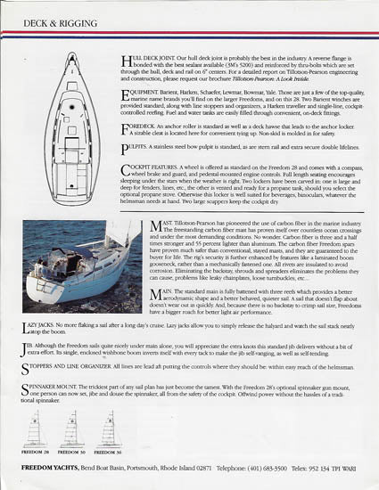 Freedom 28 Brochure
