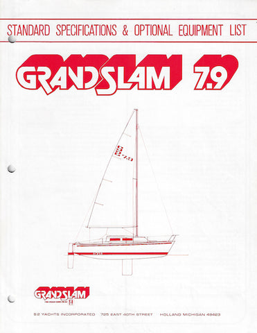S2 Grand Slam 7.9 Specification Brochure