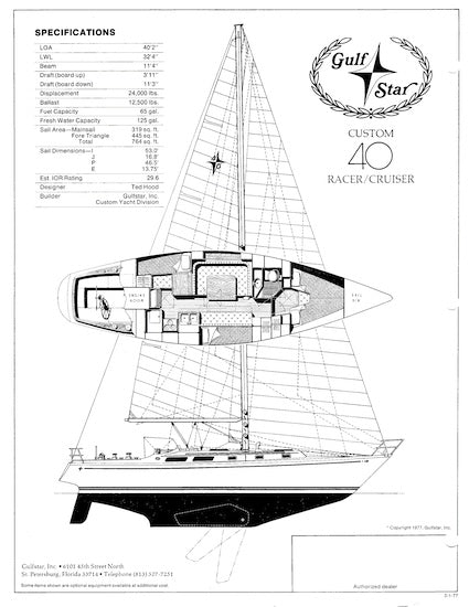 Gulfstar 40 Custom Specification Brochure