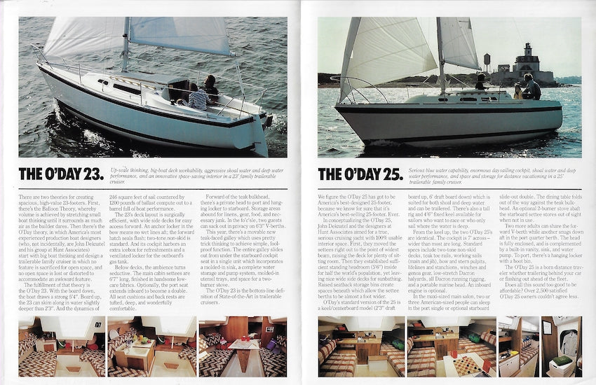 O'Day 1981 Cruisers Brochure