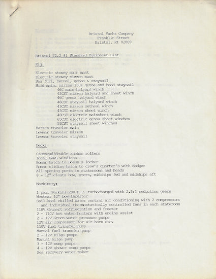 Bristol 72 Brochure