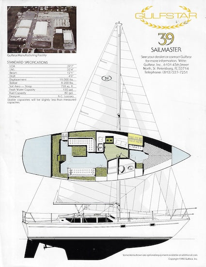 Gulfstar 39 Brochure