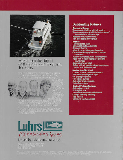 Luhrs 342 Tournament Brochure