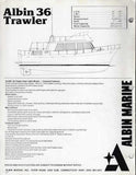 Albin 36 Trawler Launch Brochure