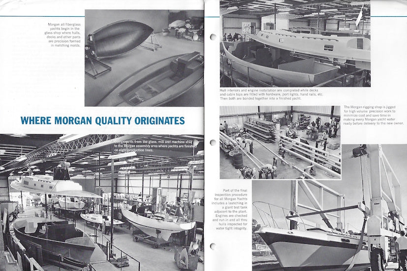 Morgan 41 Out Island Motorboating & Sailing Magazine Reprint Brochure
