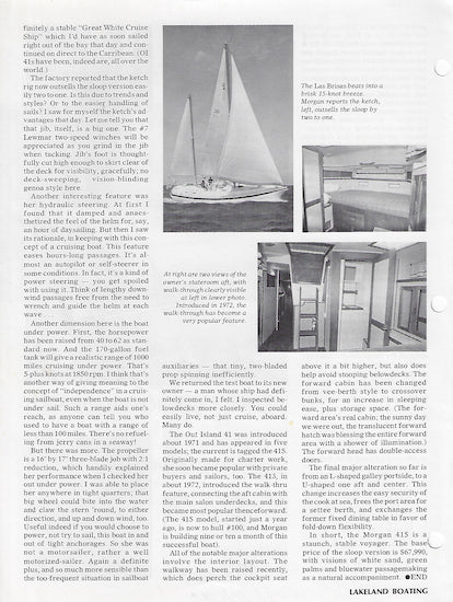 Morgan 41 Out Island Lakeland Boating Magazine Reprint Brochure