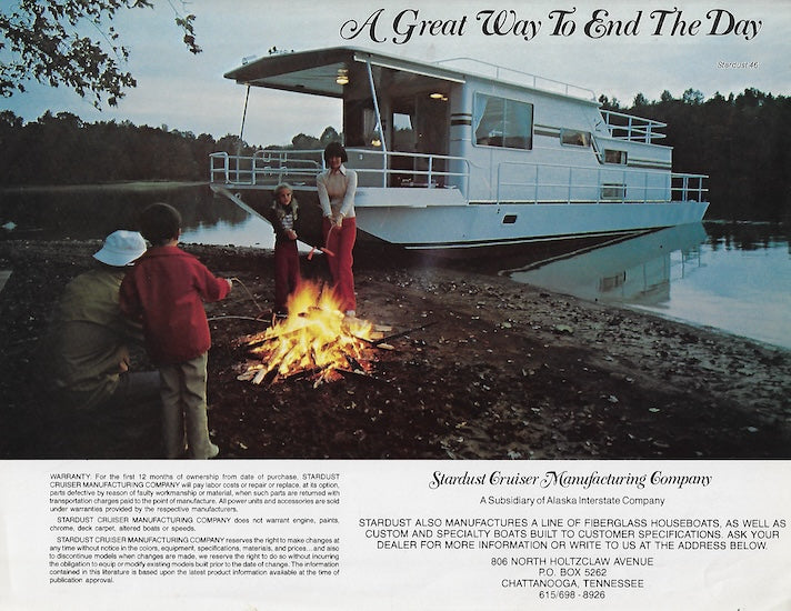 Stardust Houseboat Brochure