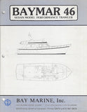 Baymar 46 Sedan Performance Trawler Specification Brochure
