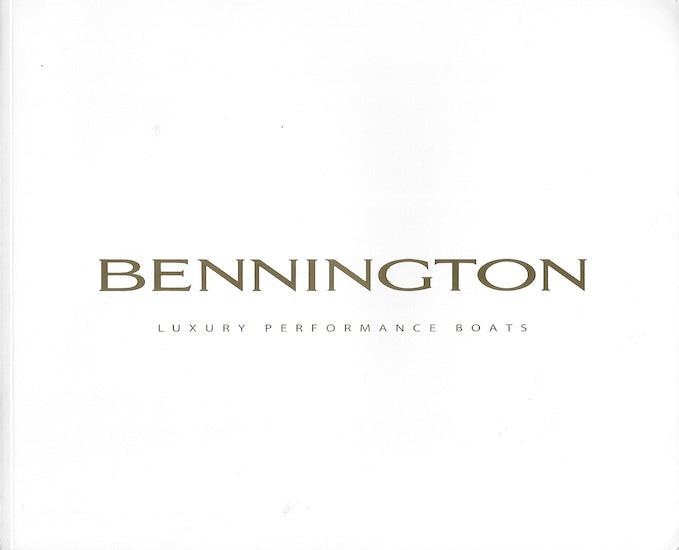 Bennington 2016 Pontoon Brochure