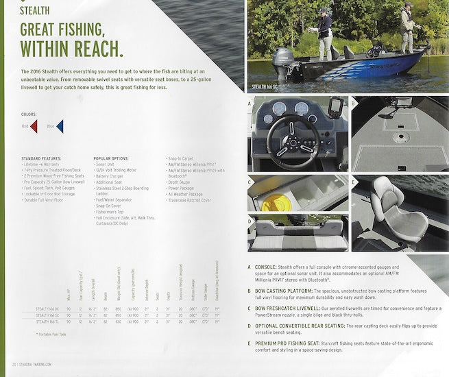 Starcraft 2016 Fishing Brochure