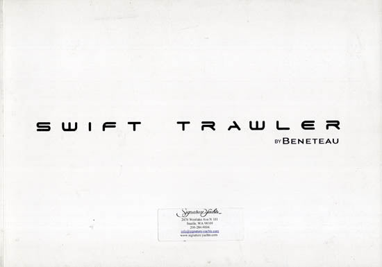Beneteau Swift Trawler Brochure