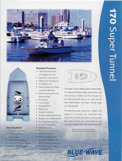 Blue Wave 170 Super Tunnel / T Special Brochure