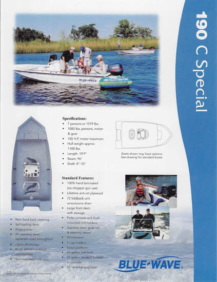 Blue Wave 190 Classic / C Special Brochure