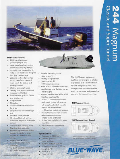 Blue Wave 244 Magnum Brochure