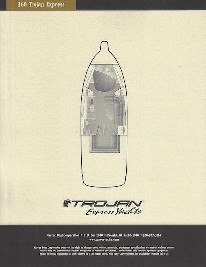 Trojan 360 Express Specification Brochure (2000)