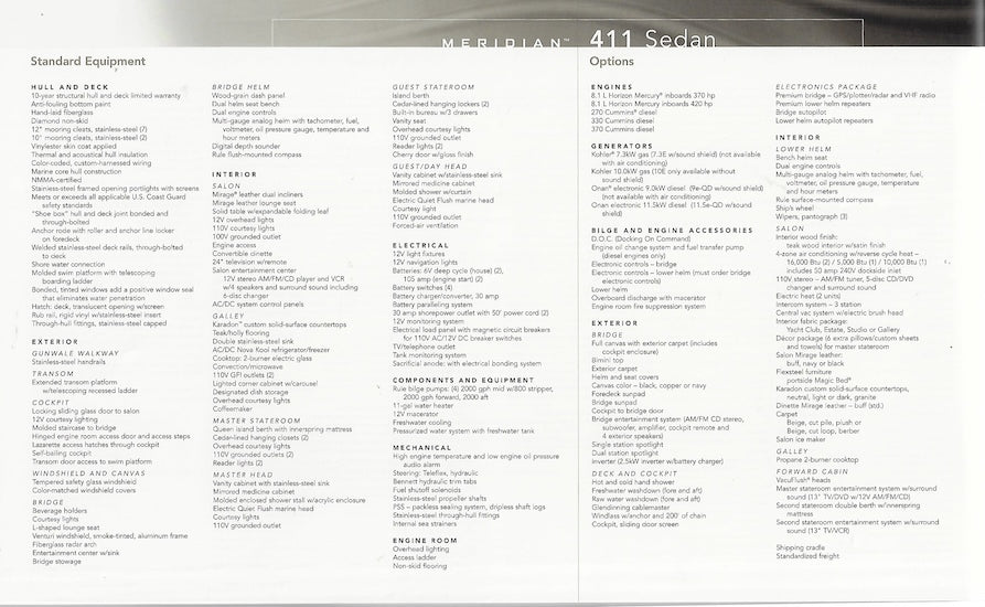 Meridian 2003 Launch Brochure