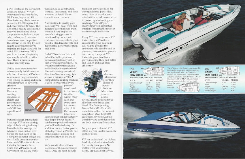 VIP 1990s Brochure