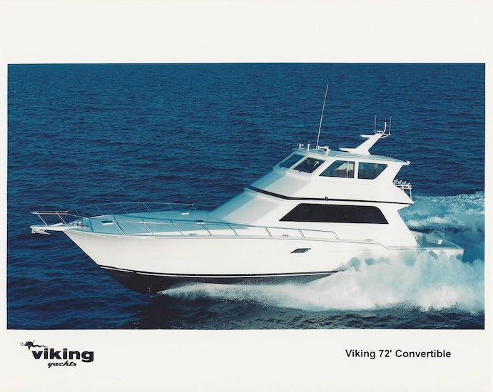 Viking 72 Convertible Glossy Photo