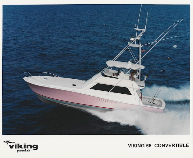 Viking 58 Convertible Glossy Photo
