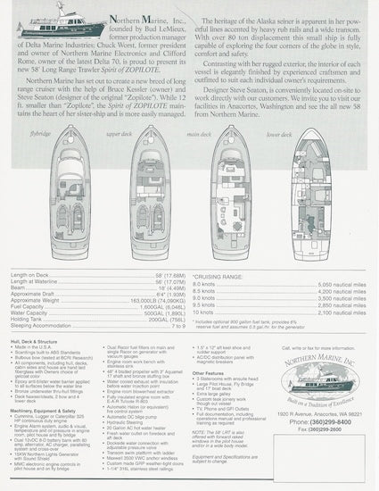 Northern Marine 58 Brochure