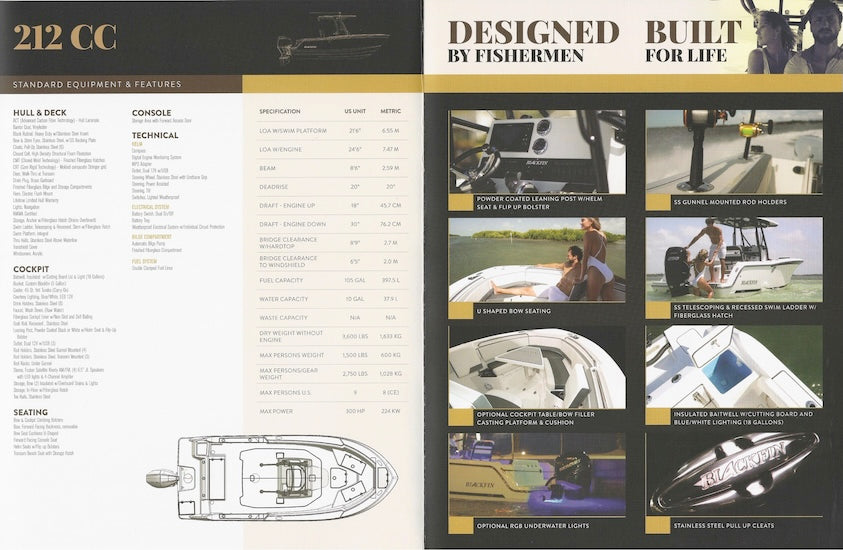 Blackfin 212CC Brochure