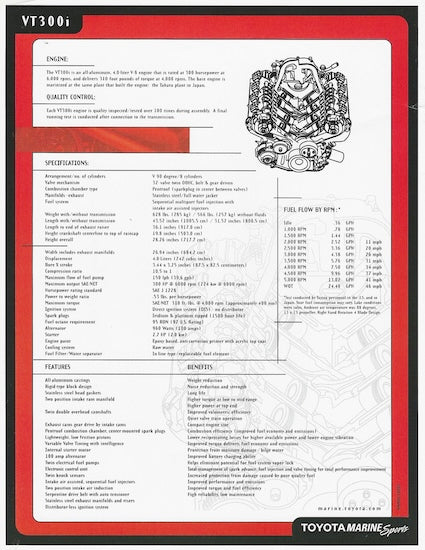 Toyota VT300i Engine Brochure