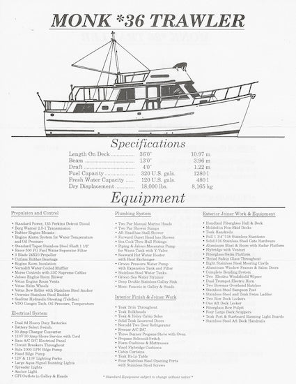 North Sea Monk 36 Brochure
