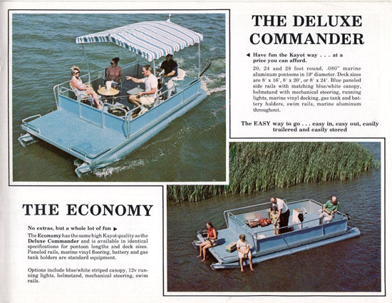 Kayot 1977 Pontoon Brochure