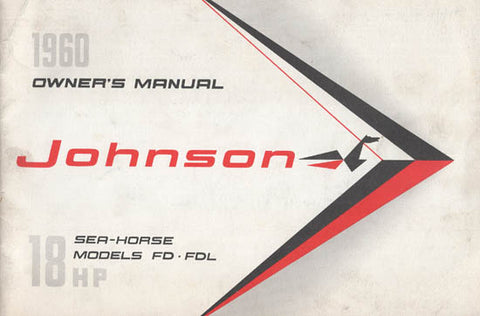 Johnson 1969 Sea Horse 18HP Manual