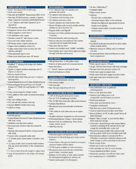 Sabre 52 Express Brochure