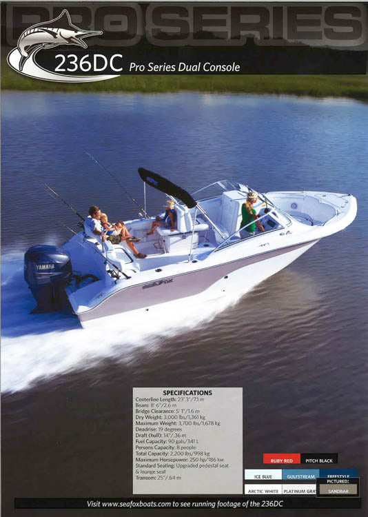 Sea Fox 2011 Brochure