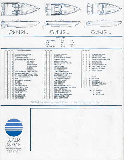 Seyler Omni 21 Brochure