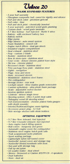 Classico Veloce 20 Brochure
