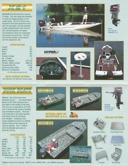 Aluma Weld 1998 Xpress Brochure
