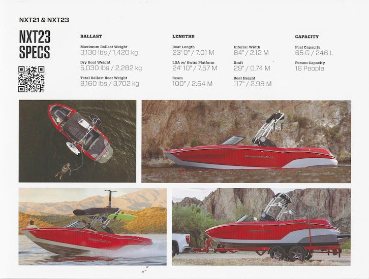 Mastercraft NXT21 & NXT23 Brochure