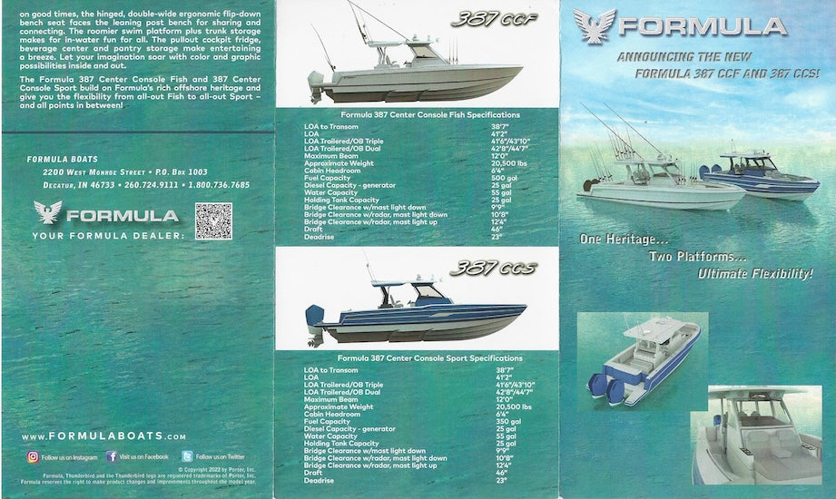 Formula 387 Brochure