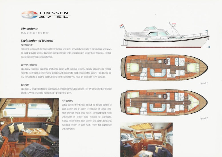 Linssen 2001 SL Series Brochure